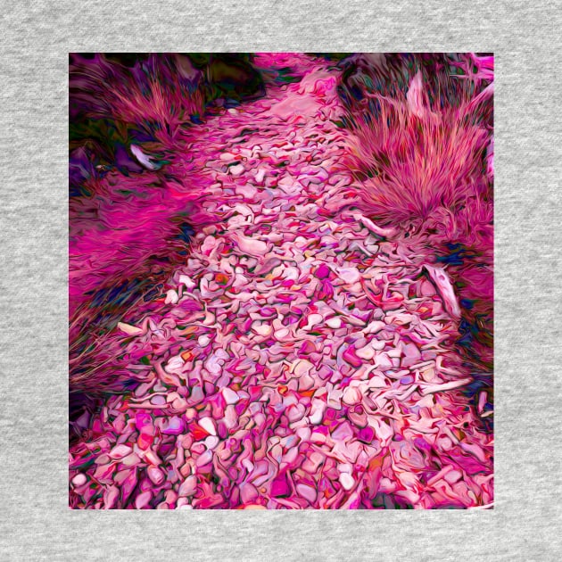 A freaky purple river bed by stevepaint